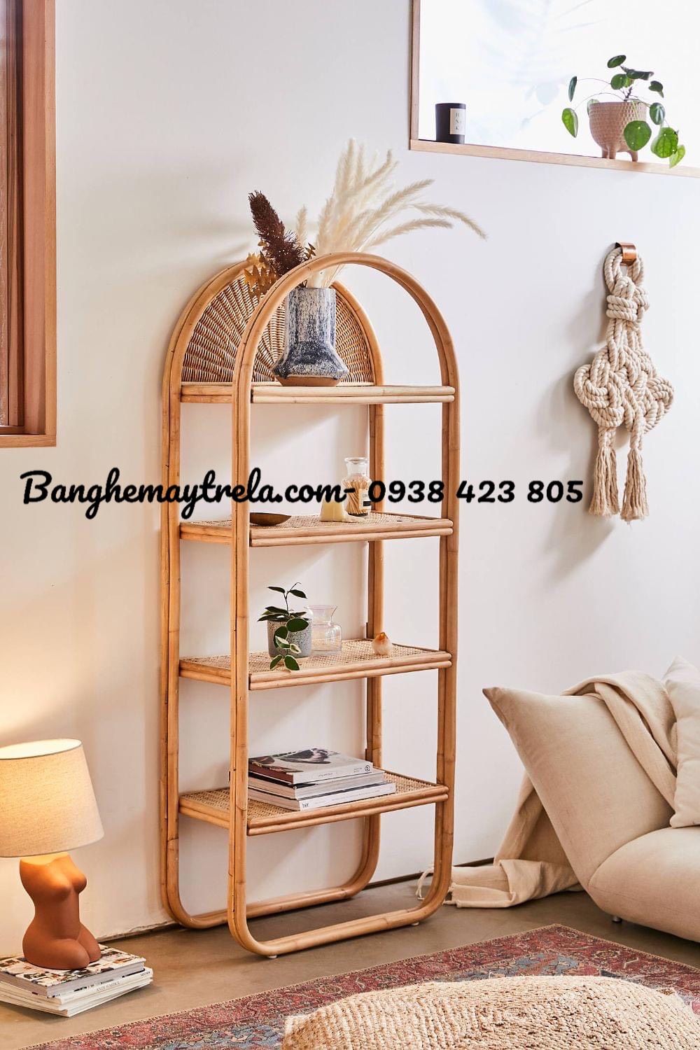 Kệ để đồ mây tự nhiên